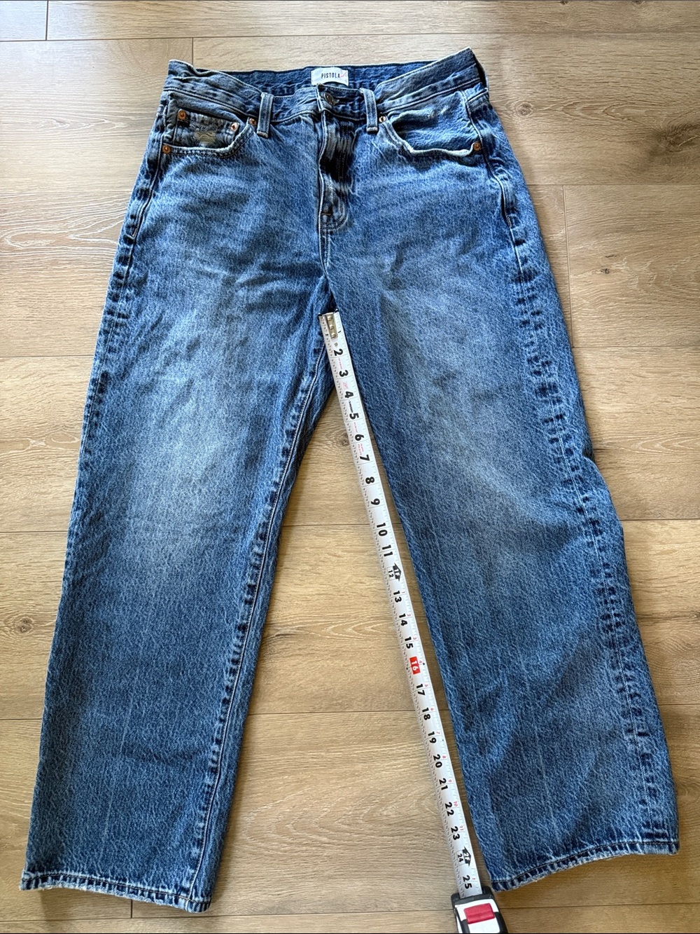 Pistola Denim Jeans – Medium Wash Straight Leg Relaxed Fit - Picture 4 of 8